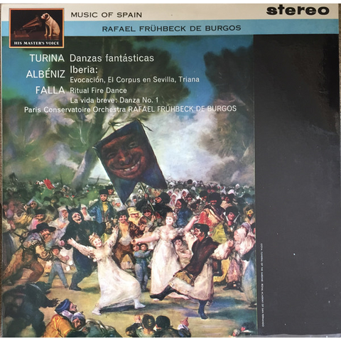 FRÃŒHBECK DE BURGOS RAFAEL ORCHESTRE DE LA SOCIÃ‰TÃ‰ DES CONCERTS DU CONSERVATOIRE - MUSIC OF SPAIN (LP - usato - 2014)
