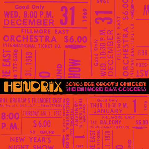 JIMI HENDRIX - SONGS FOR GROOVY CHILDREN: fillmore east concerts (5cd)