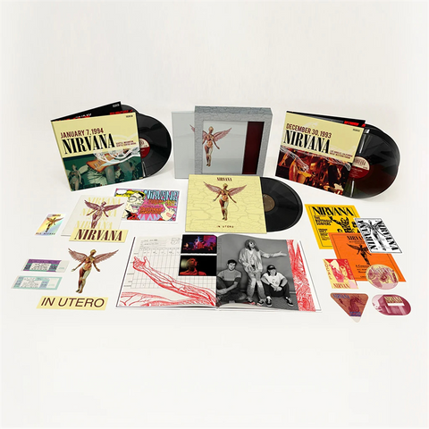 NIRVANA - IN UTERO (8LP - 30TH ANN | 48 PAGES BOOK + MEMORABILIA | REM23 - 1993)