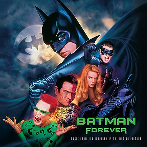 BATMAN FOREVER - SOUNDTRACK - BATMAN FOREVER (2LP - blue & silver | rem’21 - 1995)