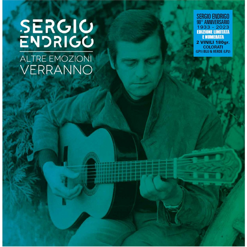 SERGIO ENDRIGO - ALTRE EMOZIONI VERRANNO (2LP - 90th ann | verde&blu - 2023)