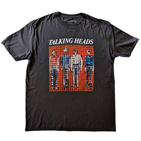 TALKING HEADS - PIXEL PORTRAIT - GRIGIO - (M) - TSHIRT