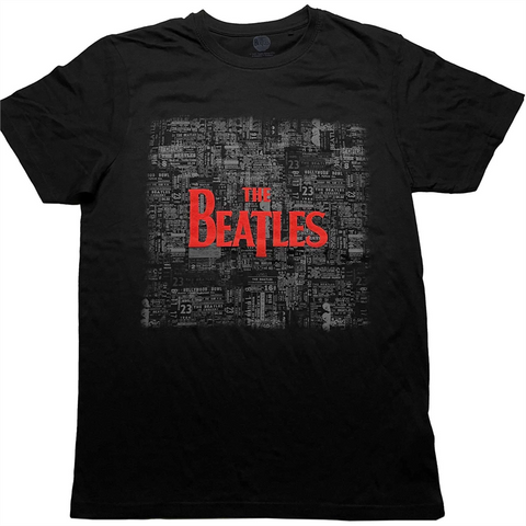 THE BEATLES - TICKETS & LOGO - NERO - M - T-SHIRT