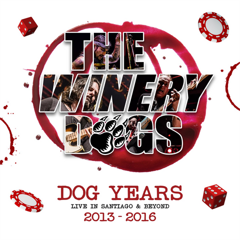 WINERY DOGS - DOG YEARS: live in santiago & beyond 2013-2016 (cd+bluray)