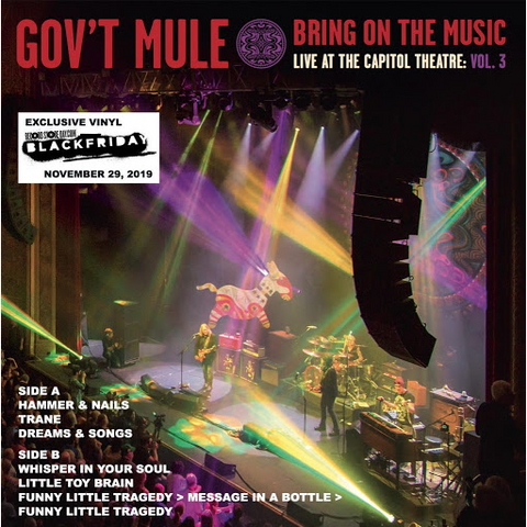 GOV'T MULE - BRING ON THE MUSIC: live capitol - vol.03 (2LP - BlackFriday 2019)