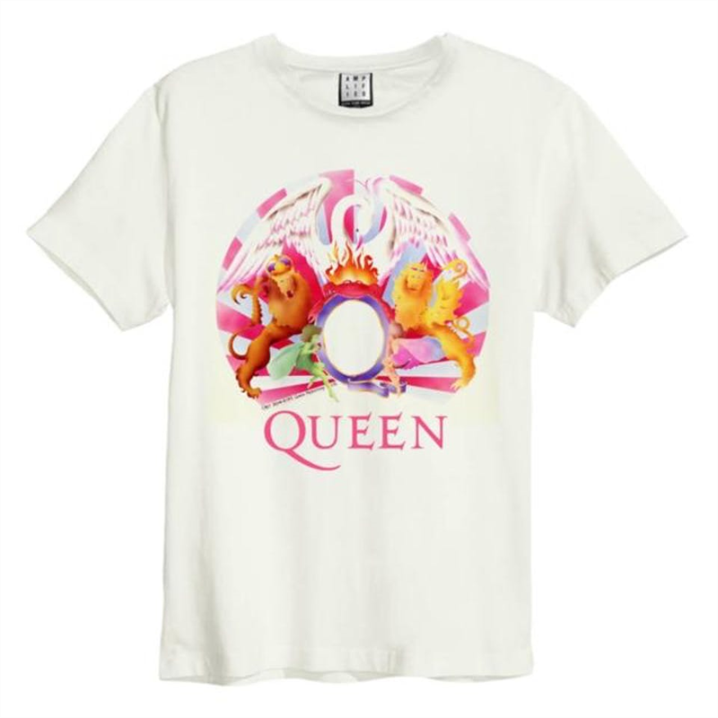QUEEN - NIGHT AT THE OPERA - Grigio - (M) - T-Shirt - Amplified