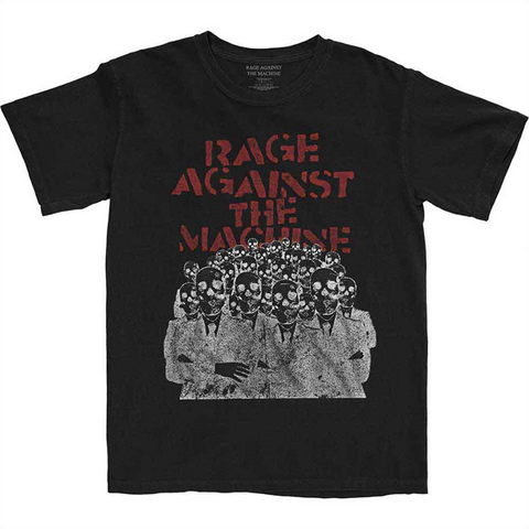 RAGE AGAINST THE MACHINE - CROWD MASKS - nero - (XL) - tshirt