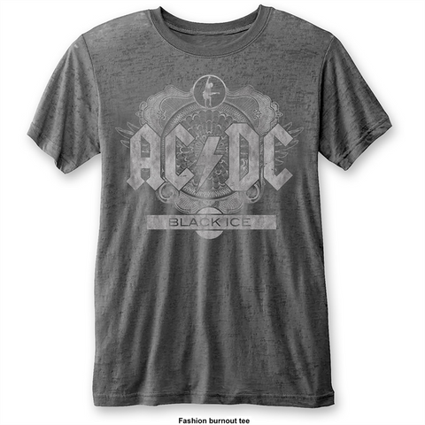 AC/DC - BLACK ICE – grigio - t-shirt