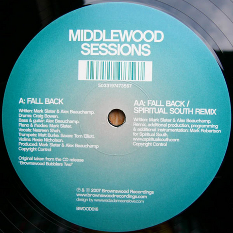 MIDDLEWOOD SESSIONS - FALL BACK (12'' - 2007)