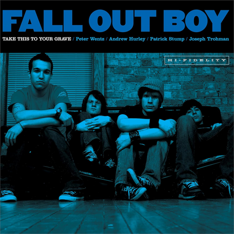 FALL OUT BOY - TAKE THIS TO YOUR GRAVE (LP - BLU | REM23 - 2003)