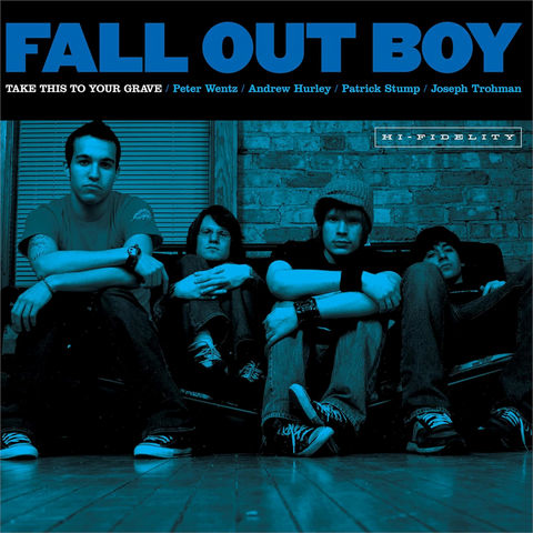 FALL OUT BOY - TAKE THIS TO YOUR GRAVE (LP - blu | rem23 - 2003)