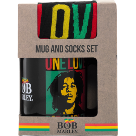 BOB MARLEY - ONE LOVE - SET TAZZA + CALZINI