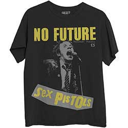 SEX PISTOLS - NO FUTURE - nero - (L) - tshirt