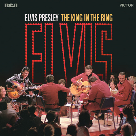 ELVIS PRESLEY - THE KING IN THE RING (2LP - live)