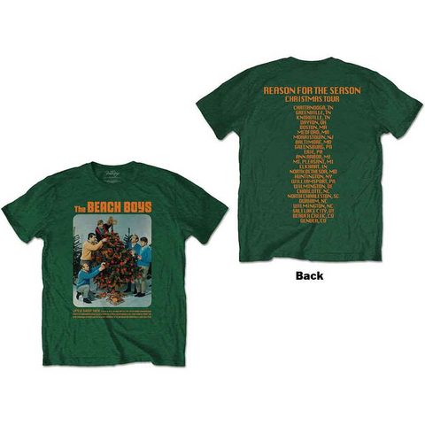 BEACH BOYS - XMAS ALBUM - VERDE - (M) - TSHIRT