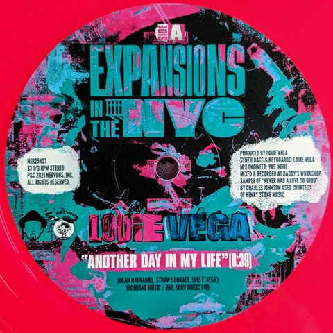 LOUIE VEGA - EXPANSIONS IN THE NYC (12’’ - pink – 2021)