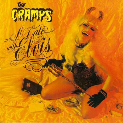 THE CRAMPS - A DATE WITH ELVIS (LP - ORANGE | RE26 - 1986)