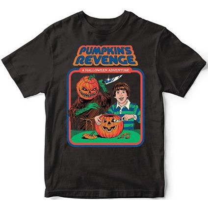 STEVEN RHODES - PUMPKINS REVENGE - NERO - (L) - T-SHIRT