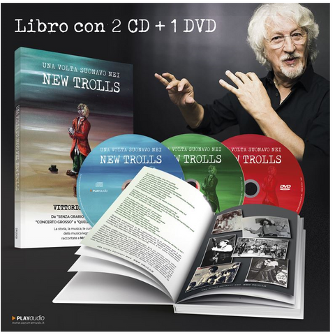 VITTORIO DE SCALZI - UNA VOLTA SUONAVO NEI NEW TROLLS (2021 - libro+2cd+dvd)