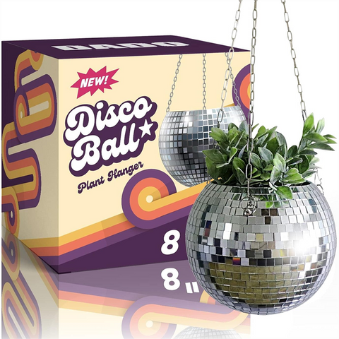 DISCO PLANTER - DISCO HANGIN PLANTER | PORTA PIANTE / SOTTO VASCO APPENDIBILE - 10CM