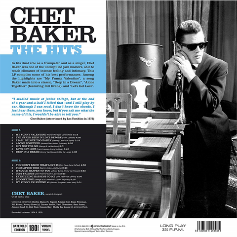 CHET BAKER - THE HITS (LP - DELUXE EDT)