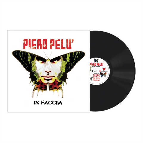 PIERO PELU' - IN FACCIA (LP - Num. Autografato | rem’21 - 1996)