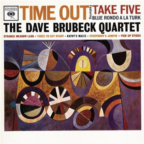 DAVE BRUBECK QUARTET - TIME OUT (LP - 1959 - coloured)