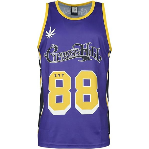 CYPRESS HILL - CYPRESS HILL - VIOLA - (M) - CANOTTIERA - BASKETBALL JERSEY