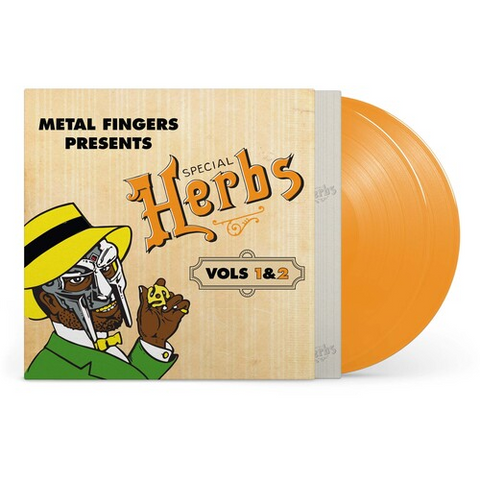 MF DOOM - METAL FINGERS PRESENTS: SPECIAL HERBS VOL.1 & 2 (LP - MUSTARD YELLOW | INSTRUMENTALS - 2025)