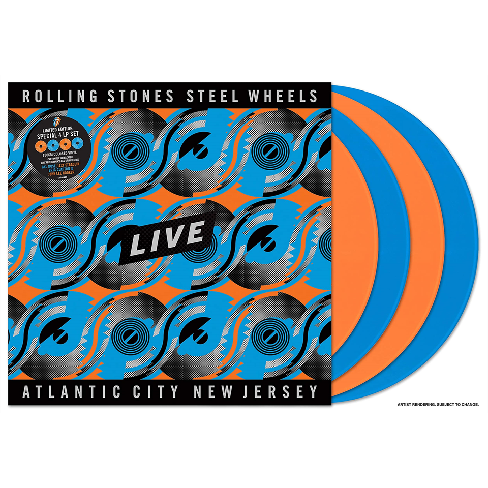 THE ROLLING STONES - STEELS WHEELS live (4LP - colour / import - 2020)