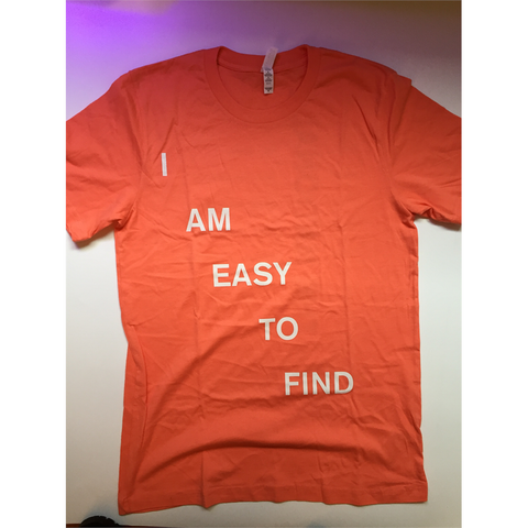 THE NATIONAL - I AM EASY TO FIND - arancione - t-shirt