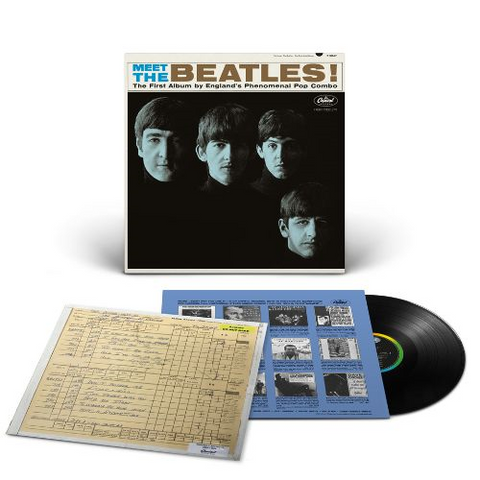 THE BEATLES - MEET THE BEATLES! (LP - REM24 - 1964)