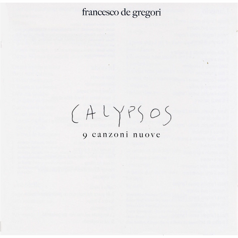 FRANCESCO DE GREGORI - CALYPSOS (LP - REM23 - 2006)