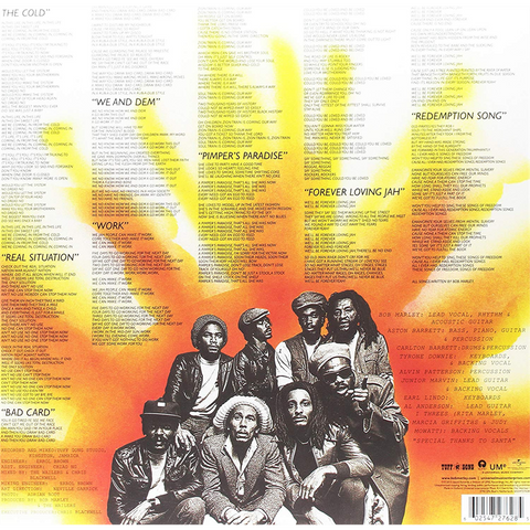 BOB MARLEY & THE WAILERS - UPRISING (LP - REM15 - 1980)