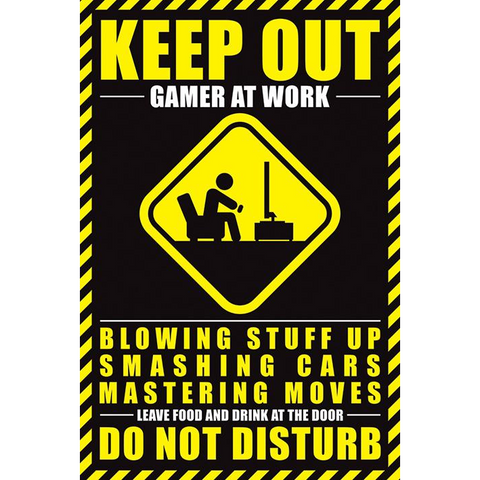 GAMER AT WORK - 679 - MAXI POSTER - posterm
