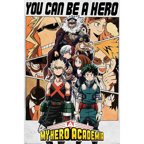 MY HERO ACADEMIA - BE A HERO - 889 - MAXI POSTER