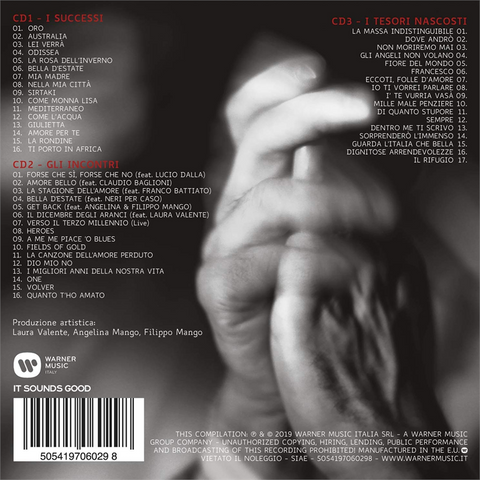 MANGO - TUTTO L'AMORE CHE CONTA DAVVERO (2019 - 3CD)