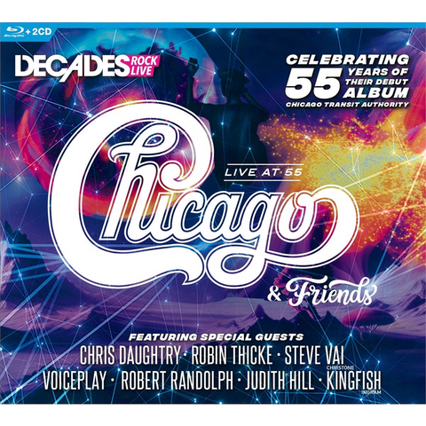 CHICAGO & FRIENDS - LIVE AT 55 (2024 - 2CD+BLURAY)