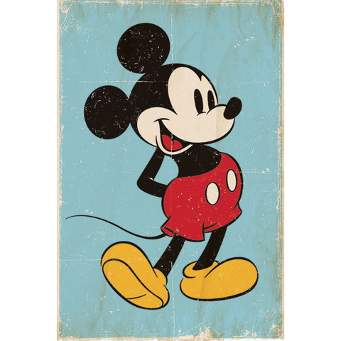 DISNEY - MICKEY MOUSE  RETRO - POSTER - 859 - 61X91,5CM