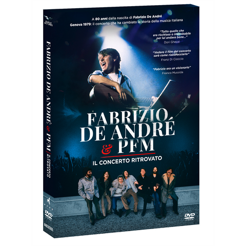 FABRIZIO DE ANDRE' & P.F.M. - PREMIATA FORNERIA MARCONI - CONCERTO RITROVATO (2020 - DVD)