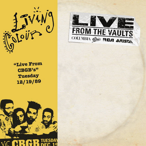 LIVING COLOUR - LIVE FROM CBGB'S (2LP - 1989 - RSD'18)