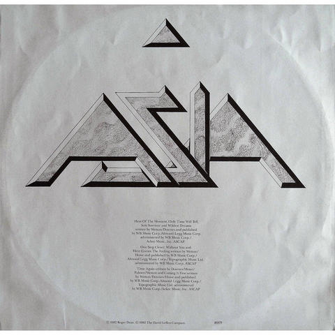 ASIA - ASIA (LP, Album)