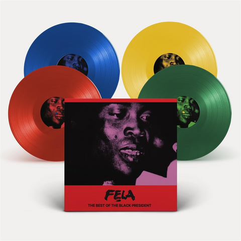 FELA KUTI - THE BEST OF THE BLACK PRESIDENT (4LP - BOOK - 2025)