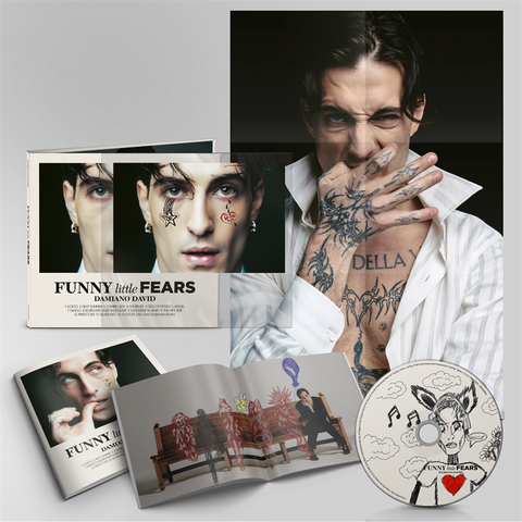 DAMIANO DAVID - FUNNY LITTLE FEARS (2025 - SOFTPACK + 2 BOOKLETS)