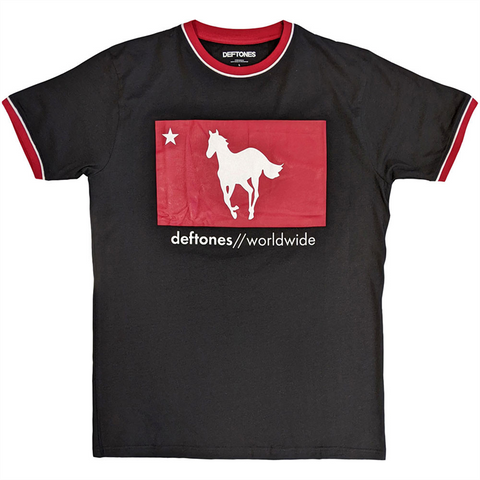 DEFTONES - STAR & PONY RINGER - NERO - (M) - TSHIRT