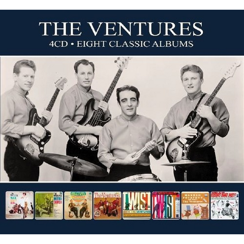 VENTURES - 8 CLASSIC ALBUMS (4cd)
