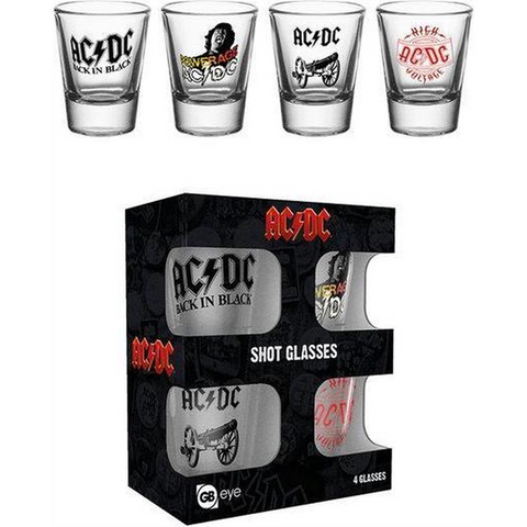 AC/DC - MIX (SET 4 BICCHIERI PICCOLI)