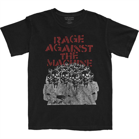 RAGE AGAINST THE MACHINE - CROWD MASKS - Nero - (L) - t-shirt