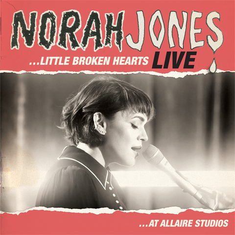 NORAH JONES - LITTLE BROKEN HEARTS: live at allaire studios (LP - bianco - RSD'23)