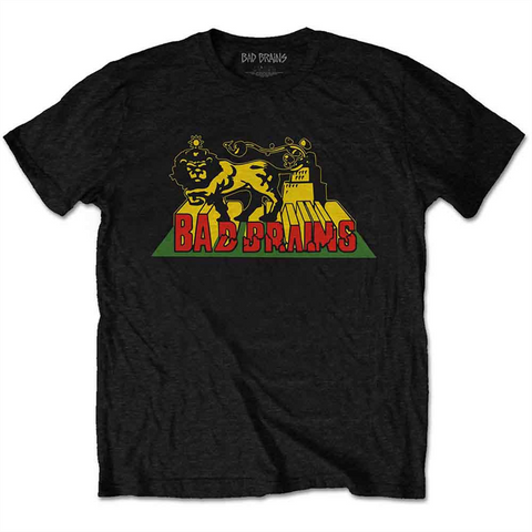 BAD BRAINS - LION CRUSH - NERO - (L) - TSHIRT